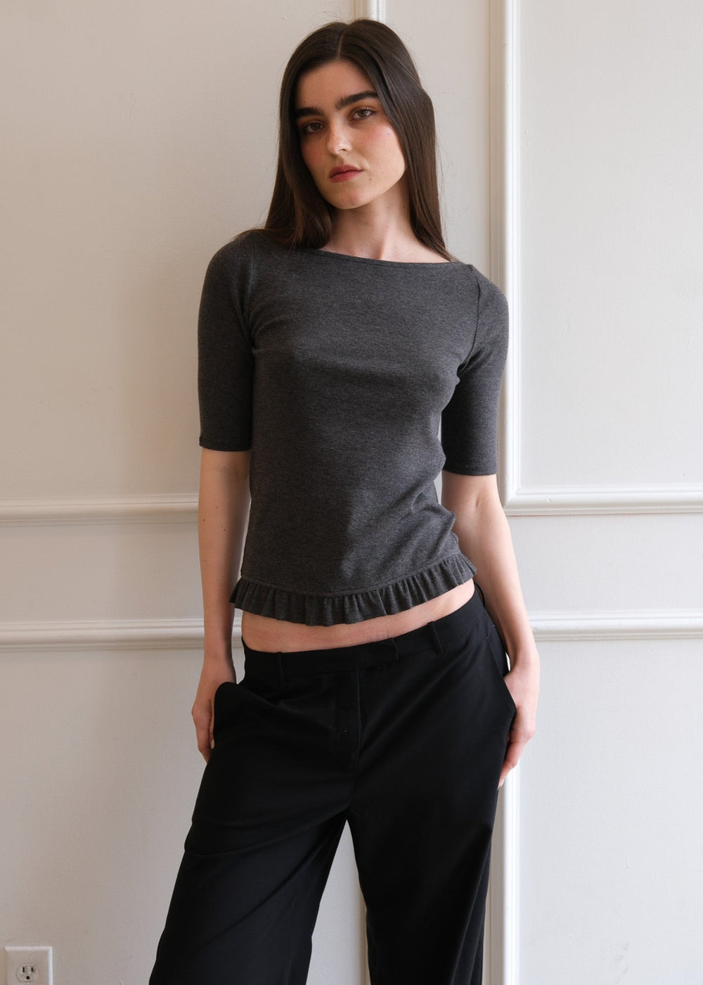 Swan Top - Geel