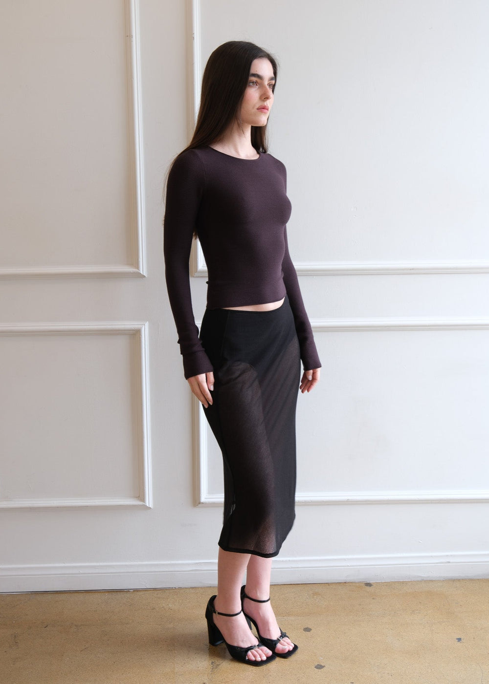 Amina Top - Geel