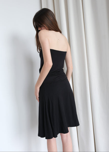akna black dress AKNA STORE. Damien Mini Dress & Gloves in
