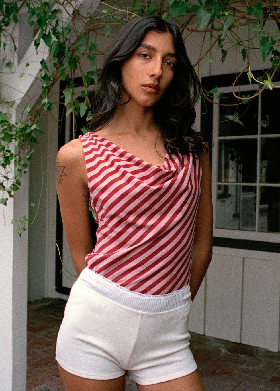 Jameson Top - Striped - Geel