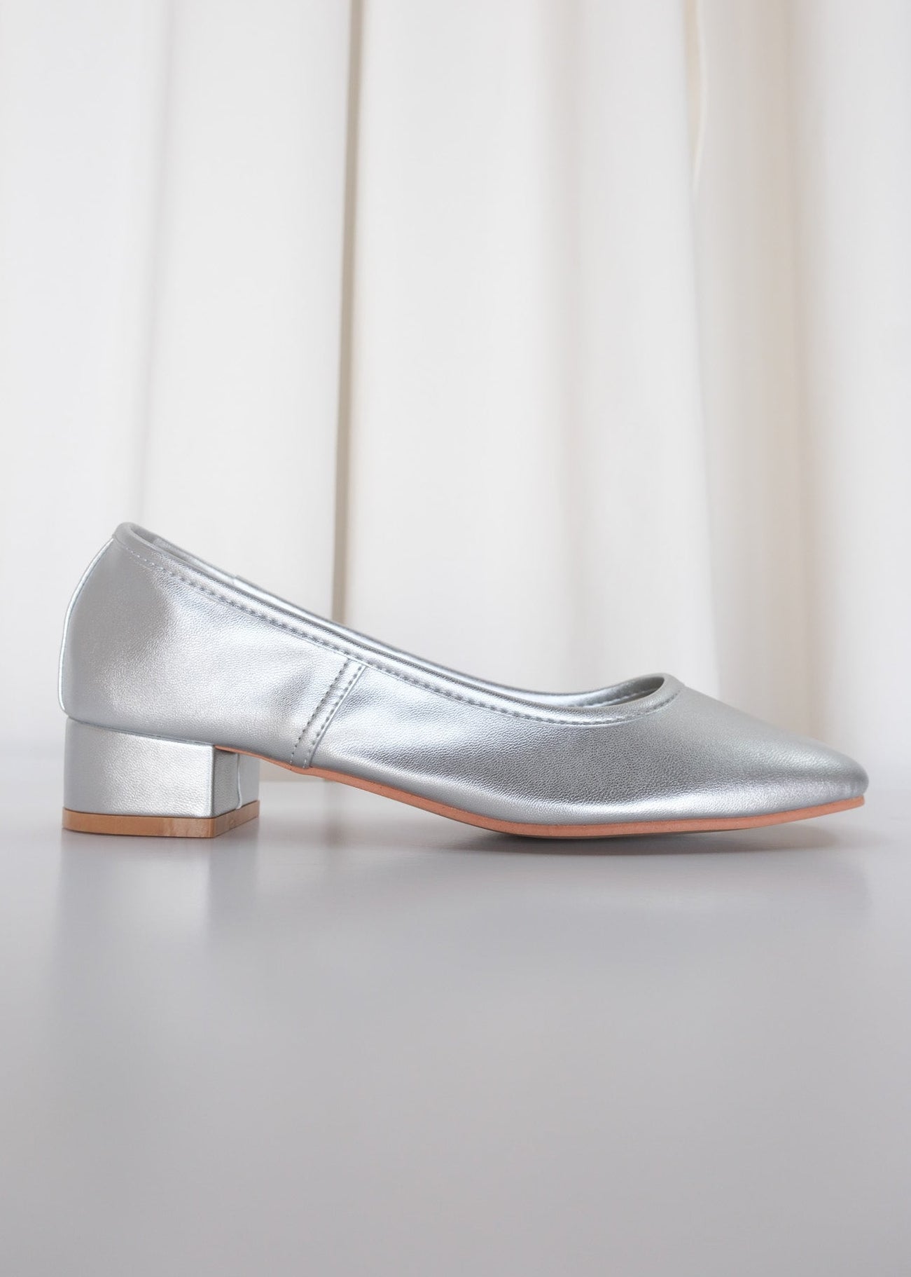 Block Heel Flat - Geel