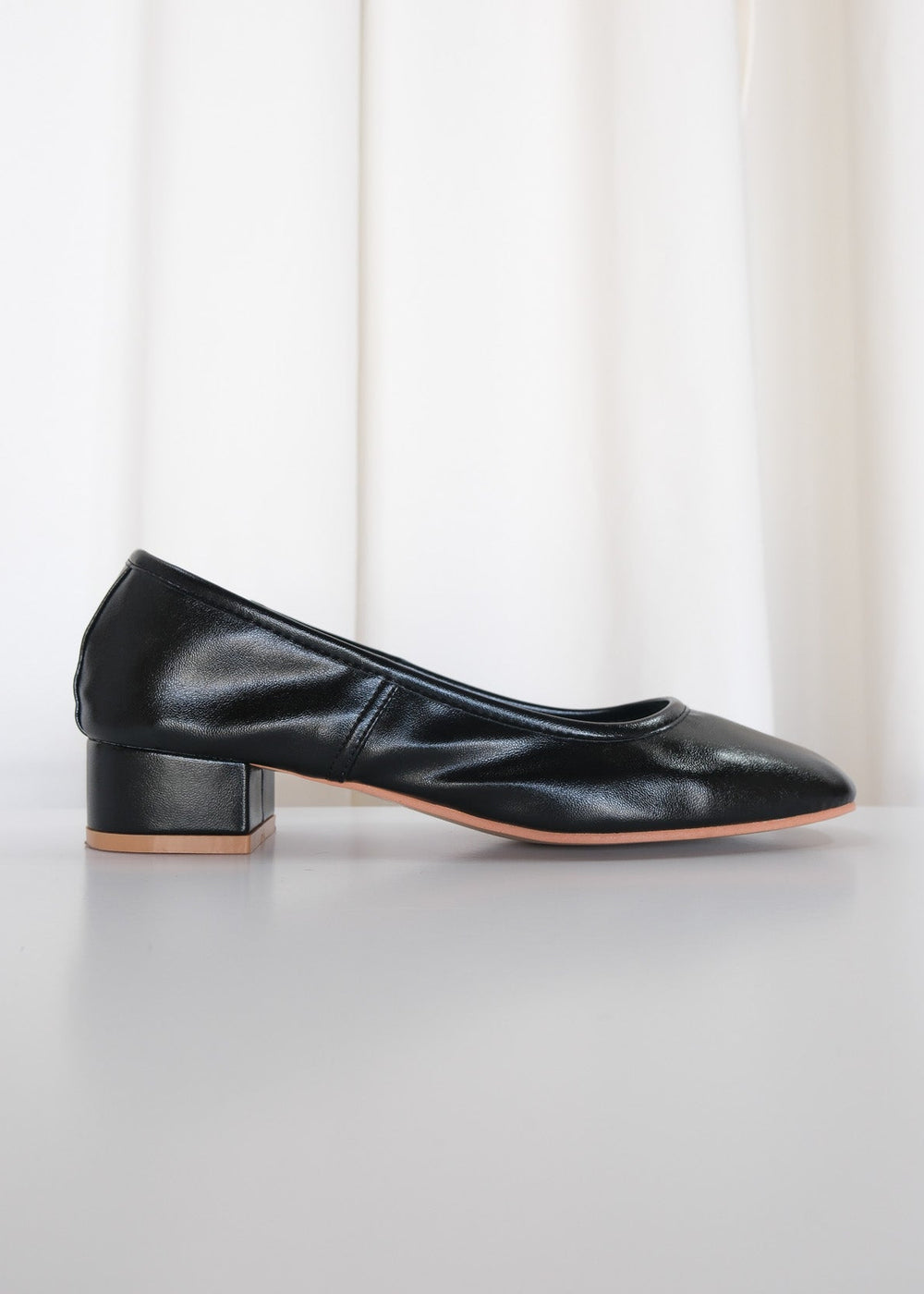 Block Heel Flat - Geel