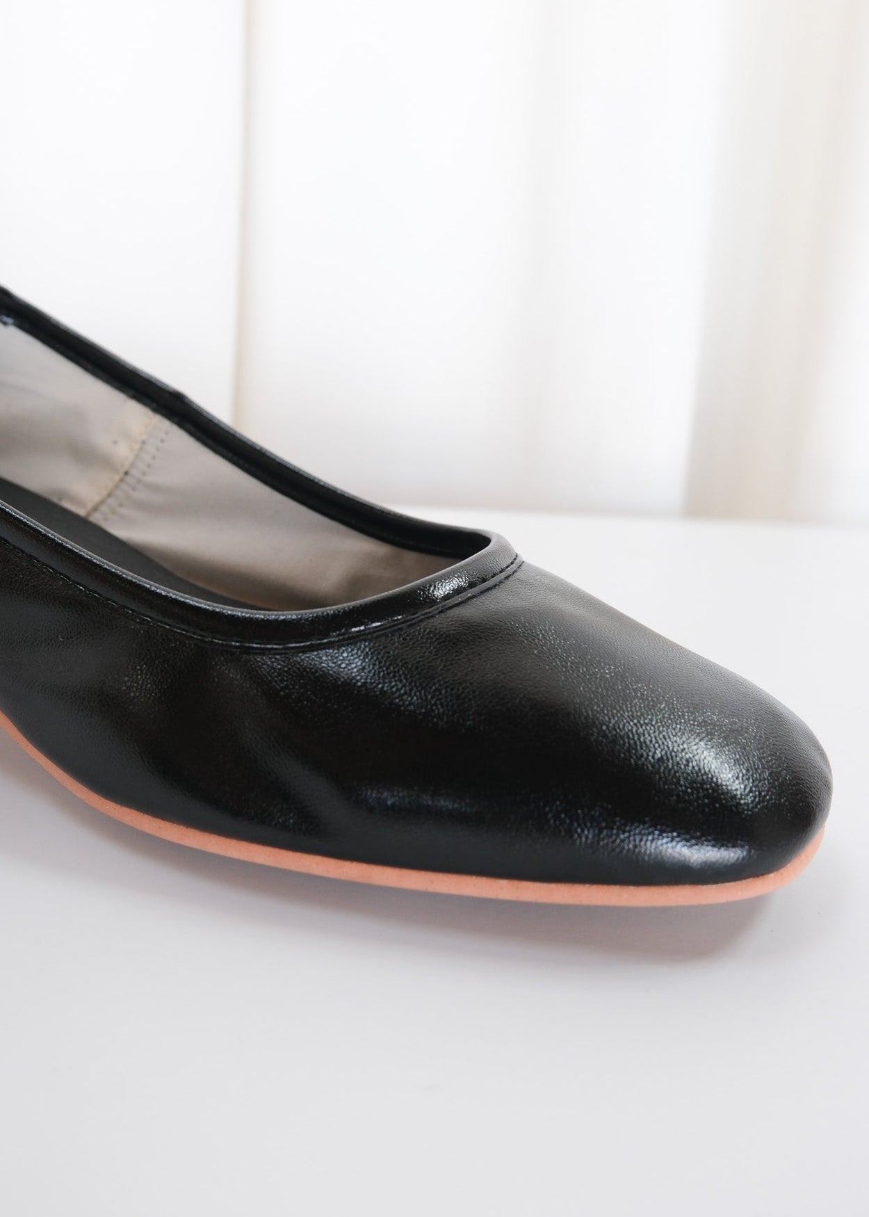 Block Heel Flat - Geel