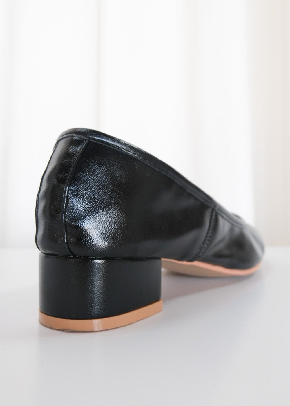 Block Heel Flat - Geel