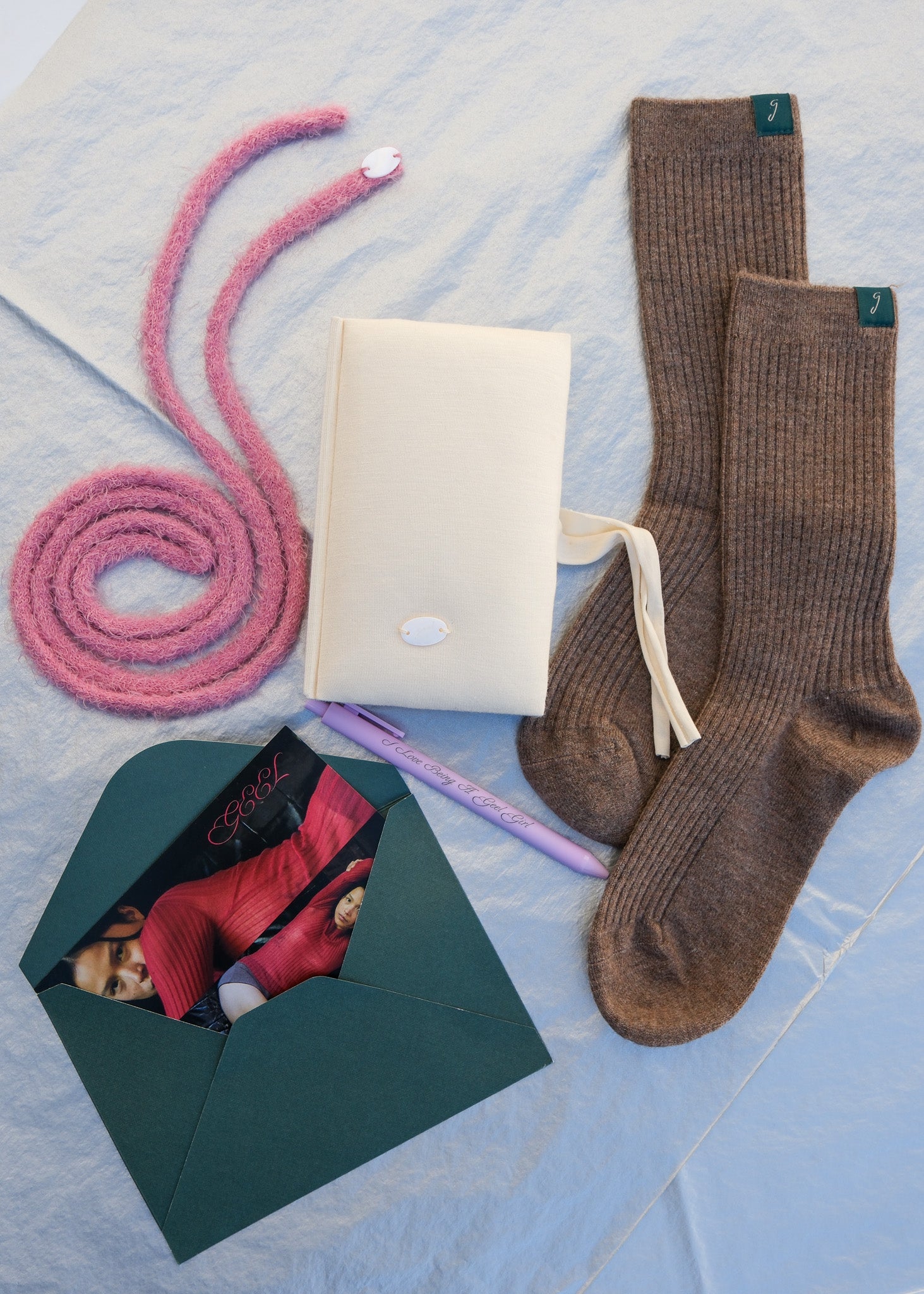 milennial decorator, cashmere socks, scarves, diary