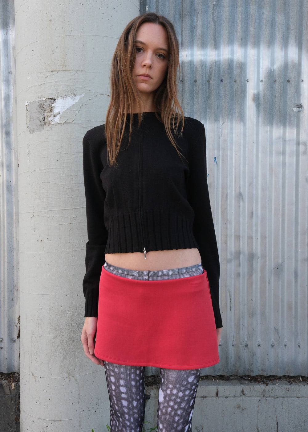 Dennis Zip Cardigan - Geel