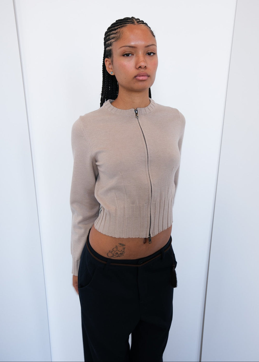 Dennis Zip Cardigan